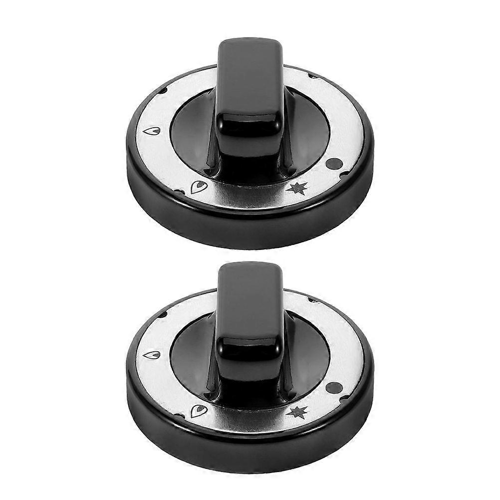 2pcs Knobs For Commercial Kitchen Appliances Stylish Stove Control Buttons Universal Cooker Knobs For Gas Grills And Ovens