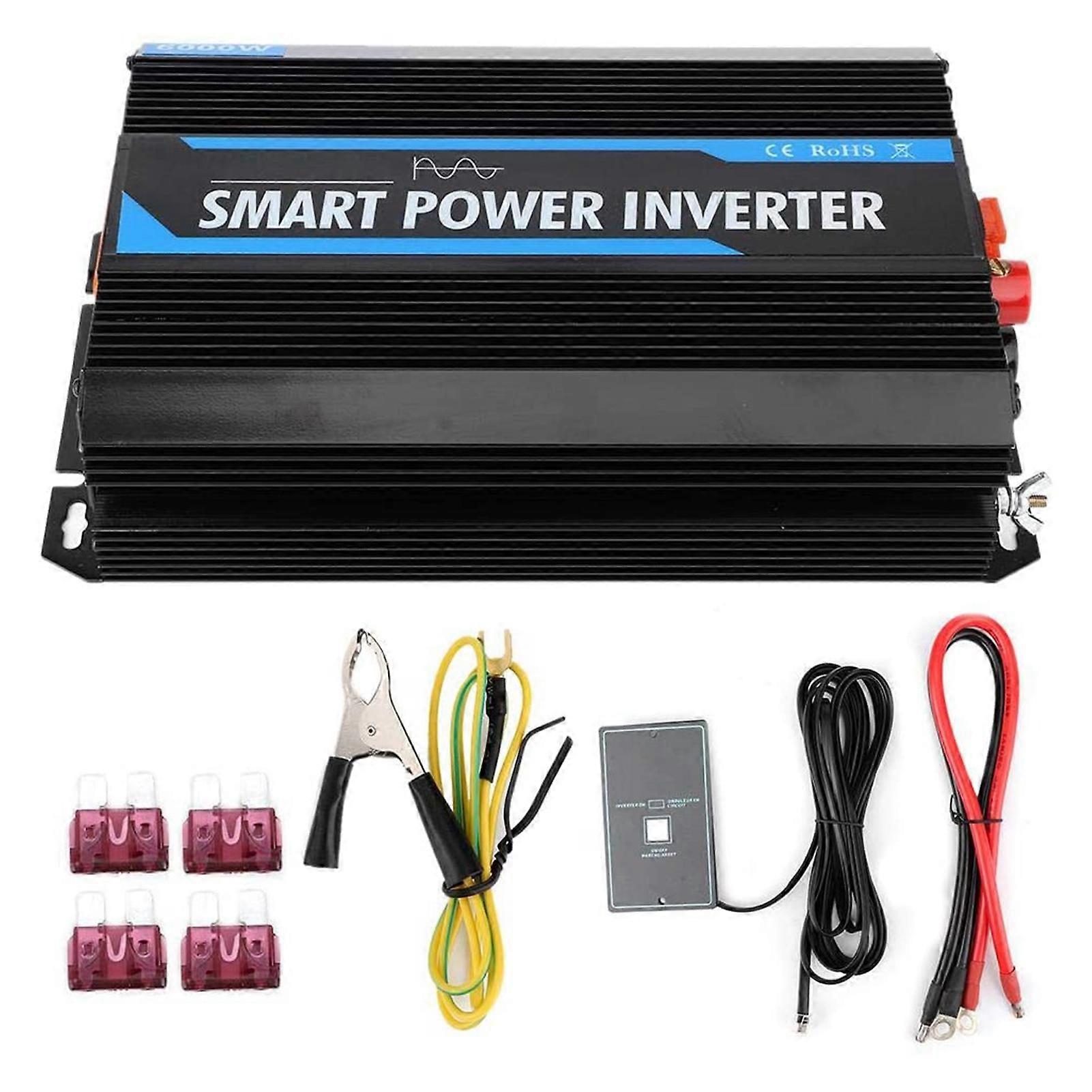 1500W Inverter Modified Sine Power Inverter 12V DC 220V AC Peak Power 12000W for RV Car