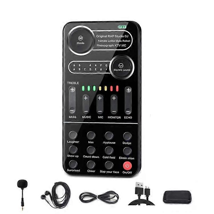 K9 Voice Changer Sound Card-Live Broadcast & Gaming -