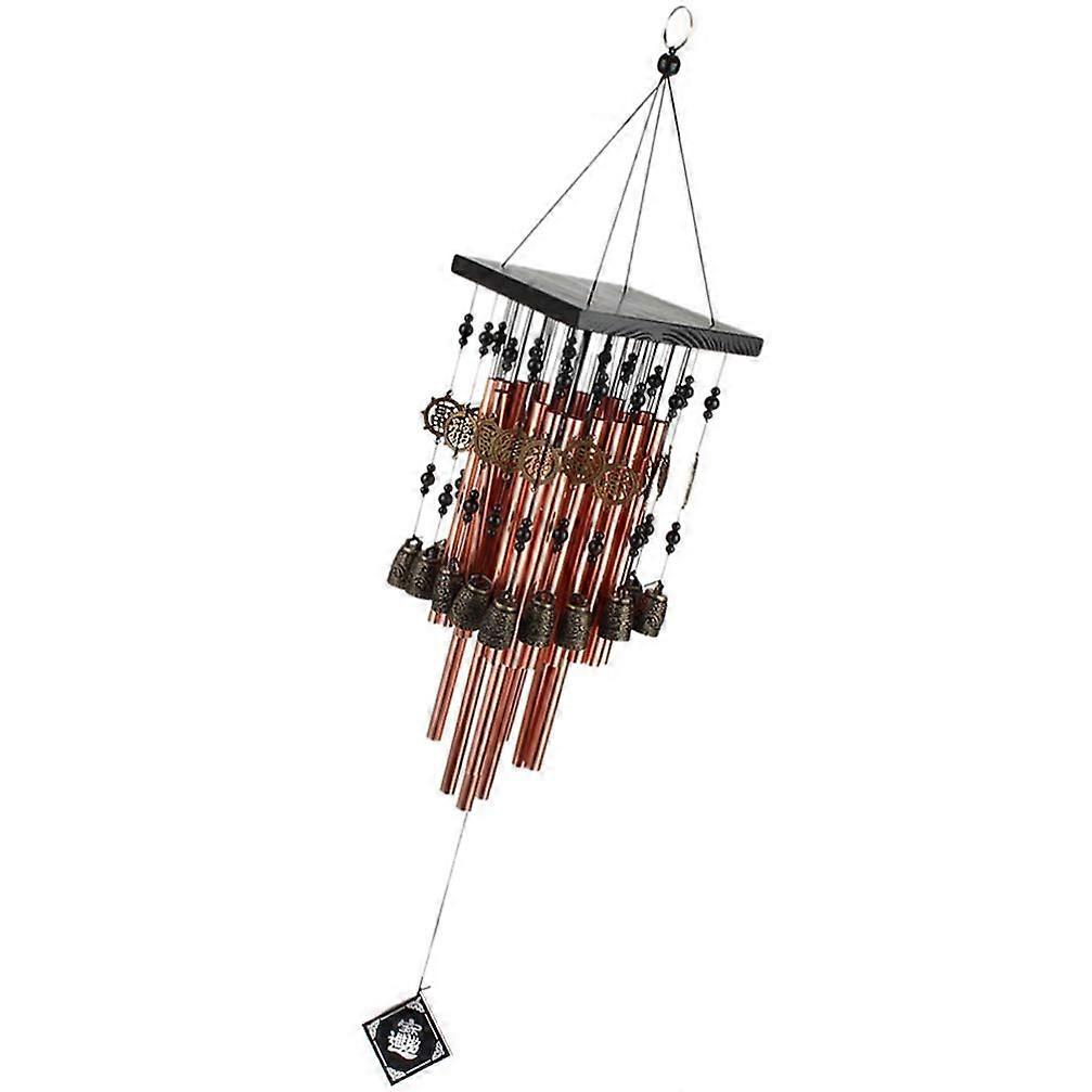1pc Campanelli eolici multi-tubo Ciondolo da giardino Tubo eolico in metallo Alluminio Campanello eolico Pendente da esterno
