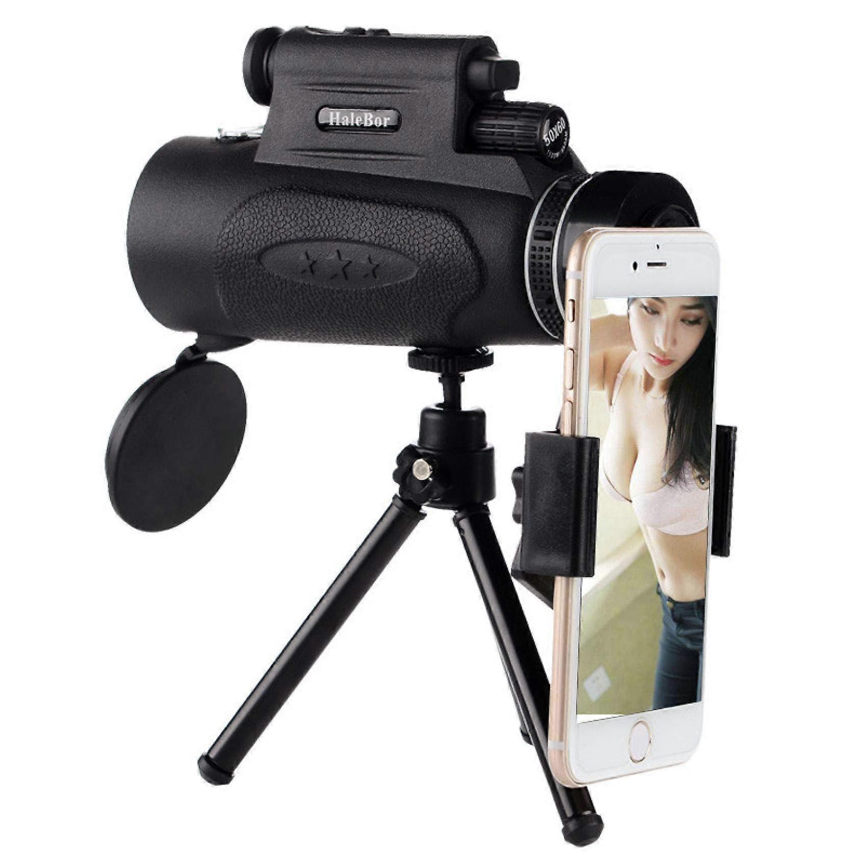 Telescópio Monocular Óptico para Caça e Caminhada com Visão Diurna e Noturna ao Ar Livre 100x90 (B)