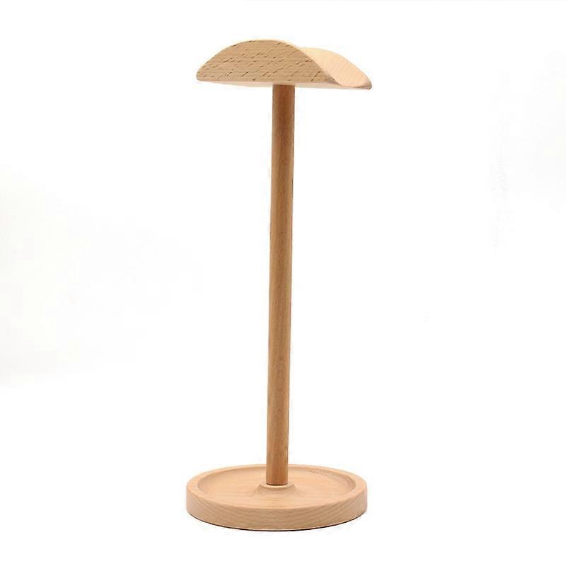 AM-EJZJ001 Desktop Solid Wood Headset Display Stand, Style: C