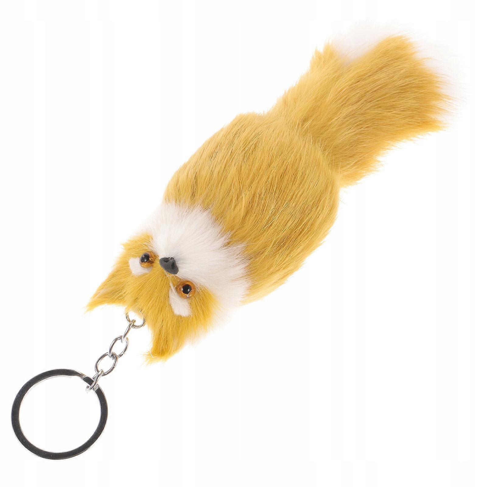 Plush Key Chain And Purse Ornament And Stylish