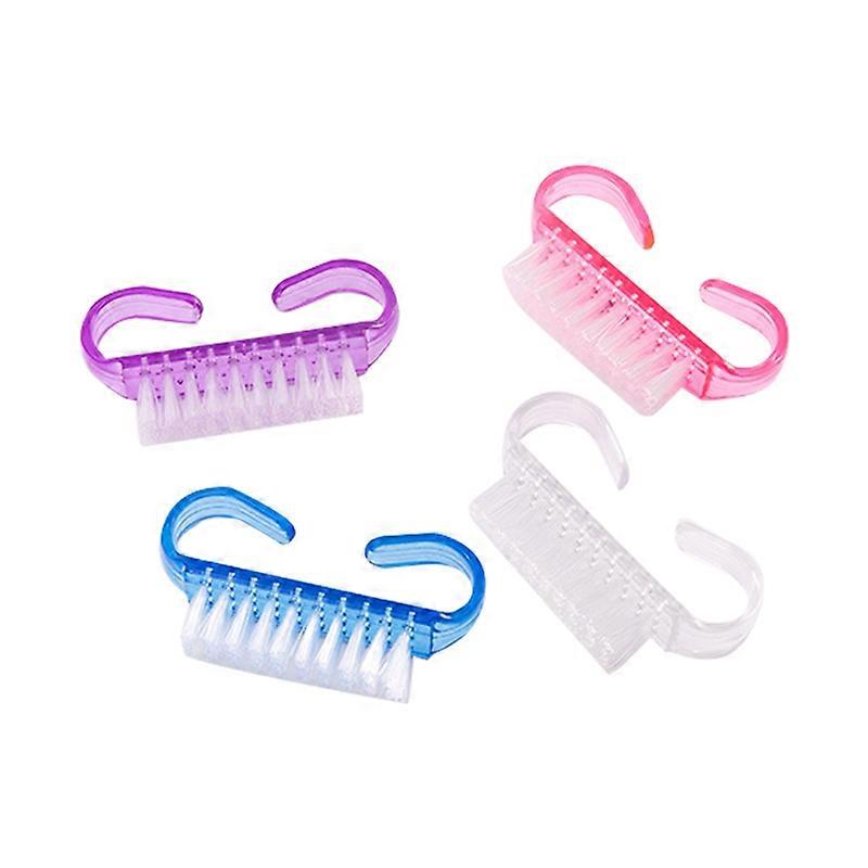 10Pcs Nail Cleaning Brushes Cleaner Scrubbing Kit for Toes and Nails