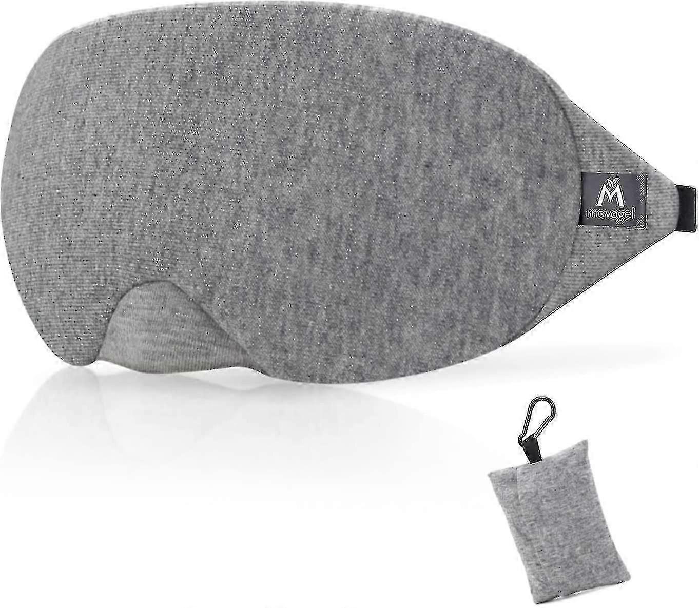 Huncv Mavogel Cotton Sleep Mask Eye Mask - Light-blocking Sleep Mask With Updated Design, Soft And Comfortable Night Mask For Men And Women