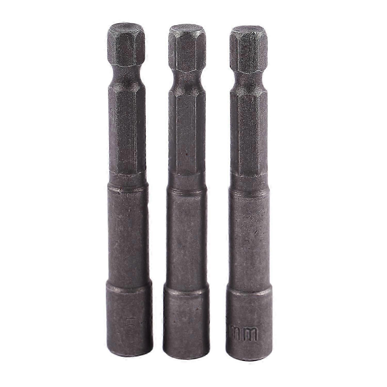 65mm Length 5.5mm Hex Socket Driver Bit Magnetic Bit 3 Pcs