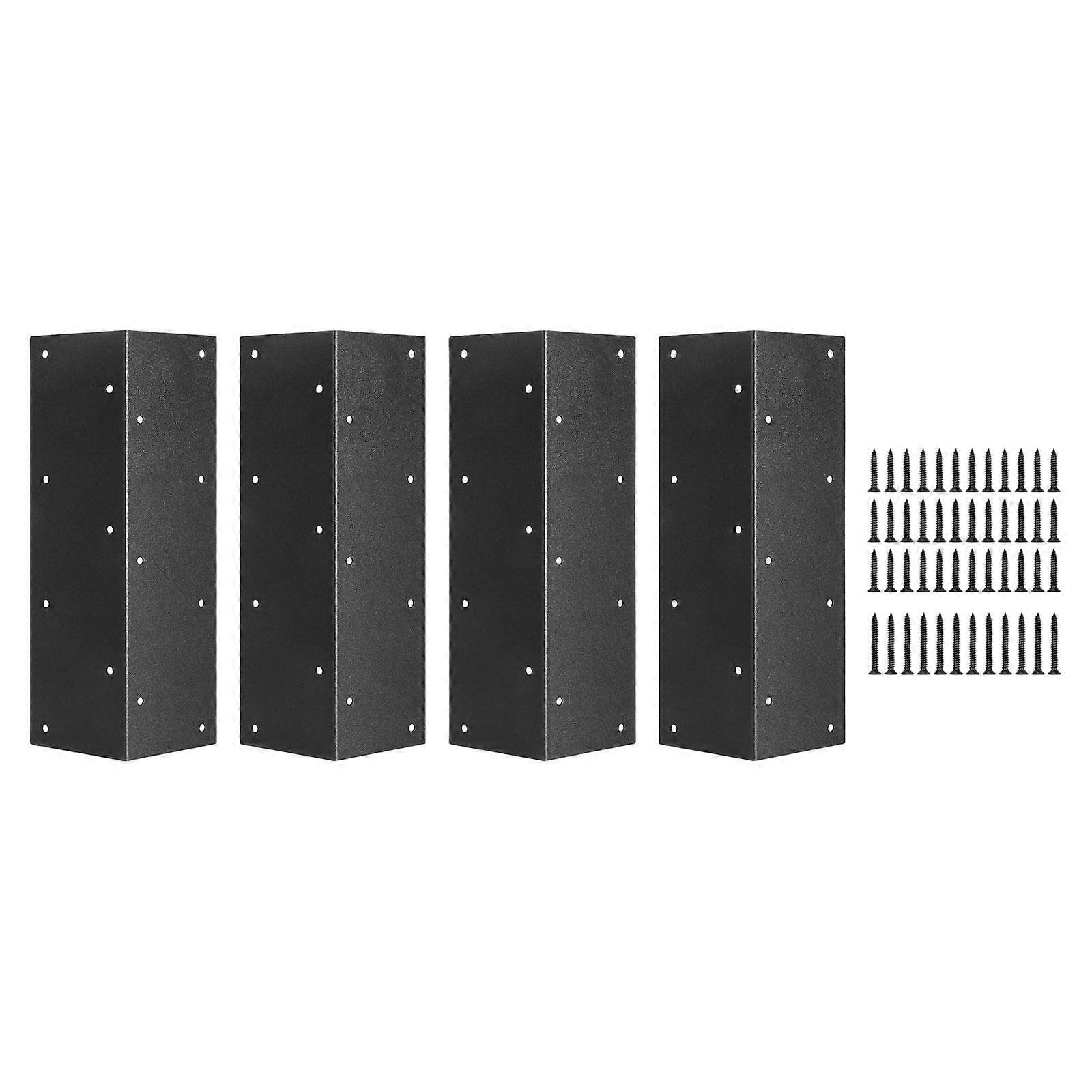 4x Garden Planter Box Corners Brackets Sturdy Simple Assembly with Hardware