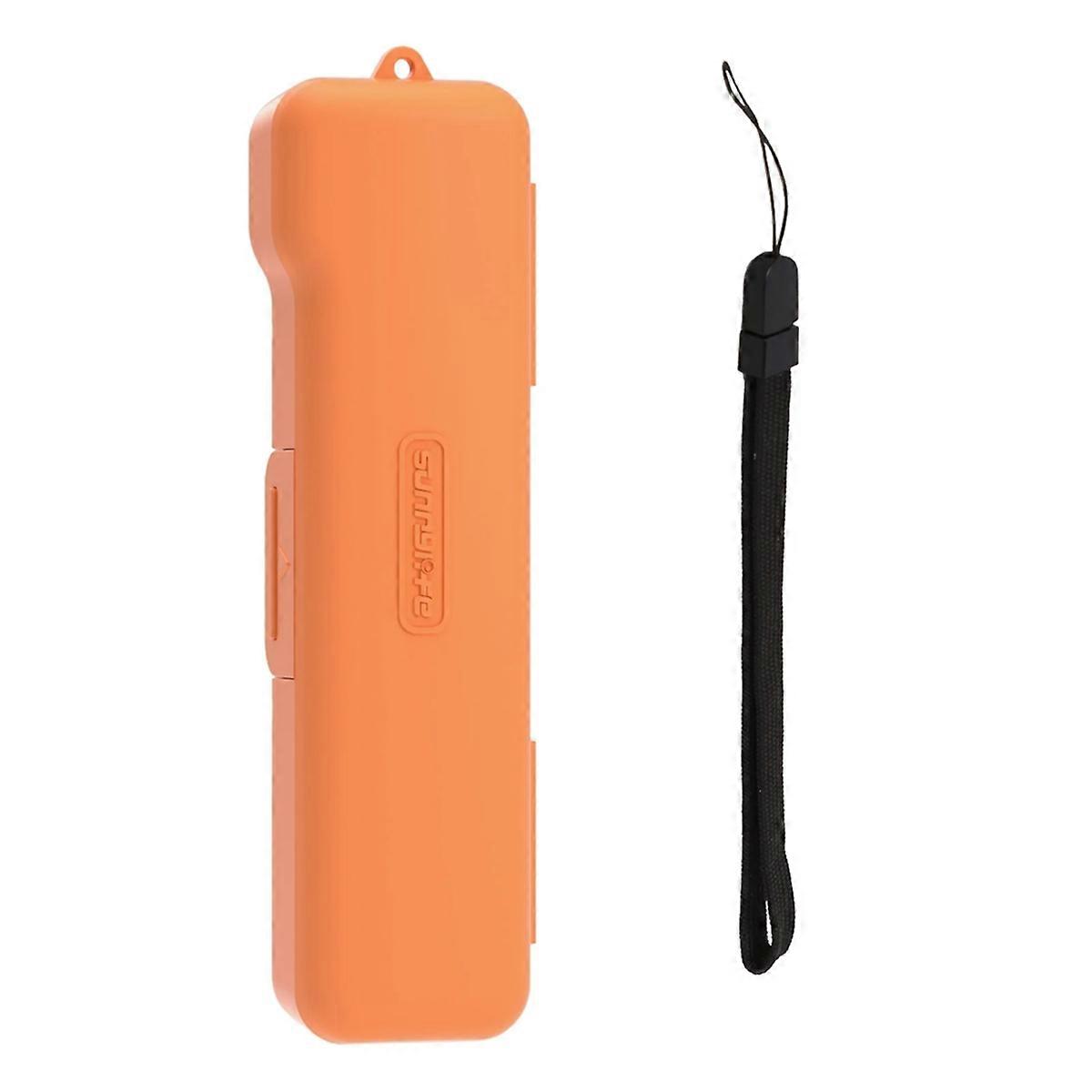 Sunnylife for DJI Osmo Pocket 3 Storage Case Shockproof Protective Case Portable Carrying Bag Travel Handbag Orange
