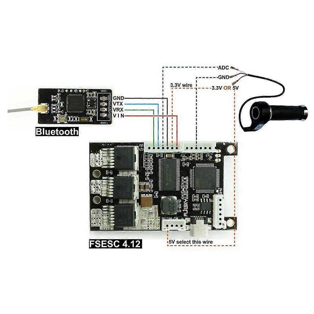 2.4G Wireless Bluetooth Module V6 for & Tool Electric Skateboard