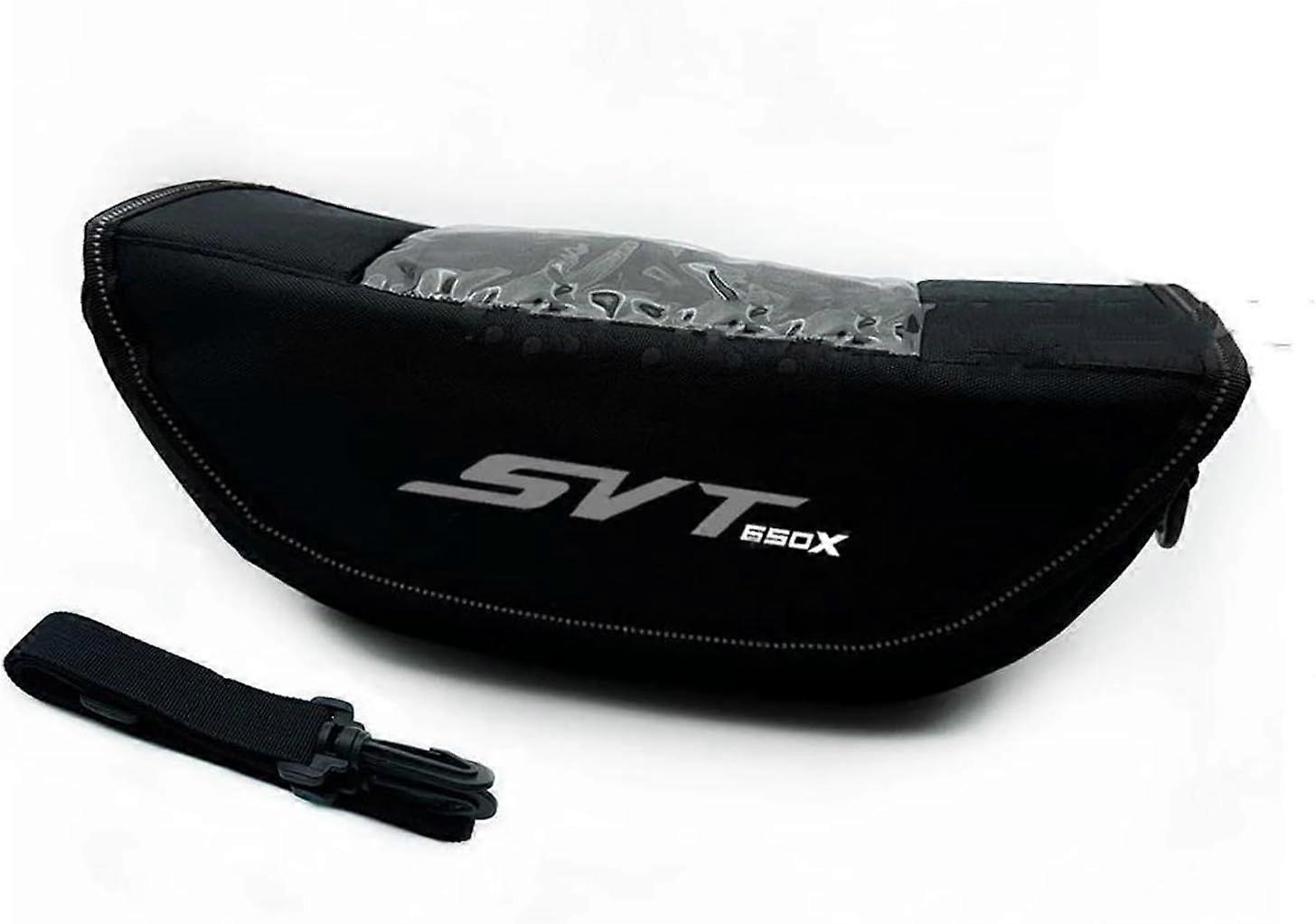 "Motorcycle Handlebar Bag, " For QJ Motor SVT 650 X 2024 Motorcycle Dustproof Handlebar Storage Bag bag(E)