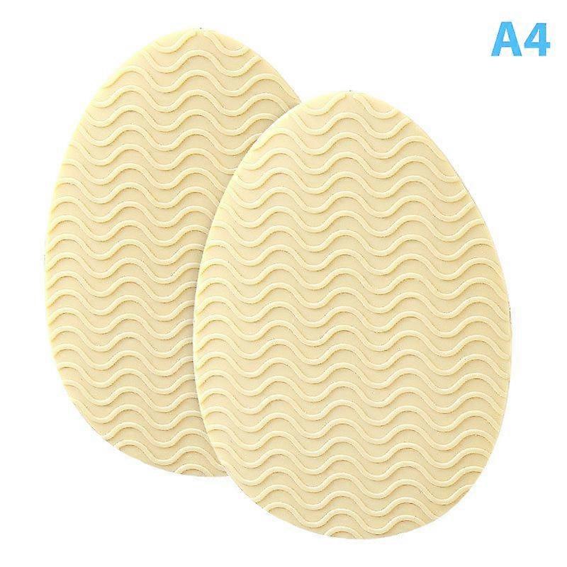 1pair Shoe Sole Protector Anti-slip Replacement Rubber Soles Outsoles For Shoes Repair Mat High Heels Self-adhesive Bottom Sheet - Shoe Care Kit