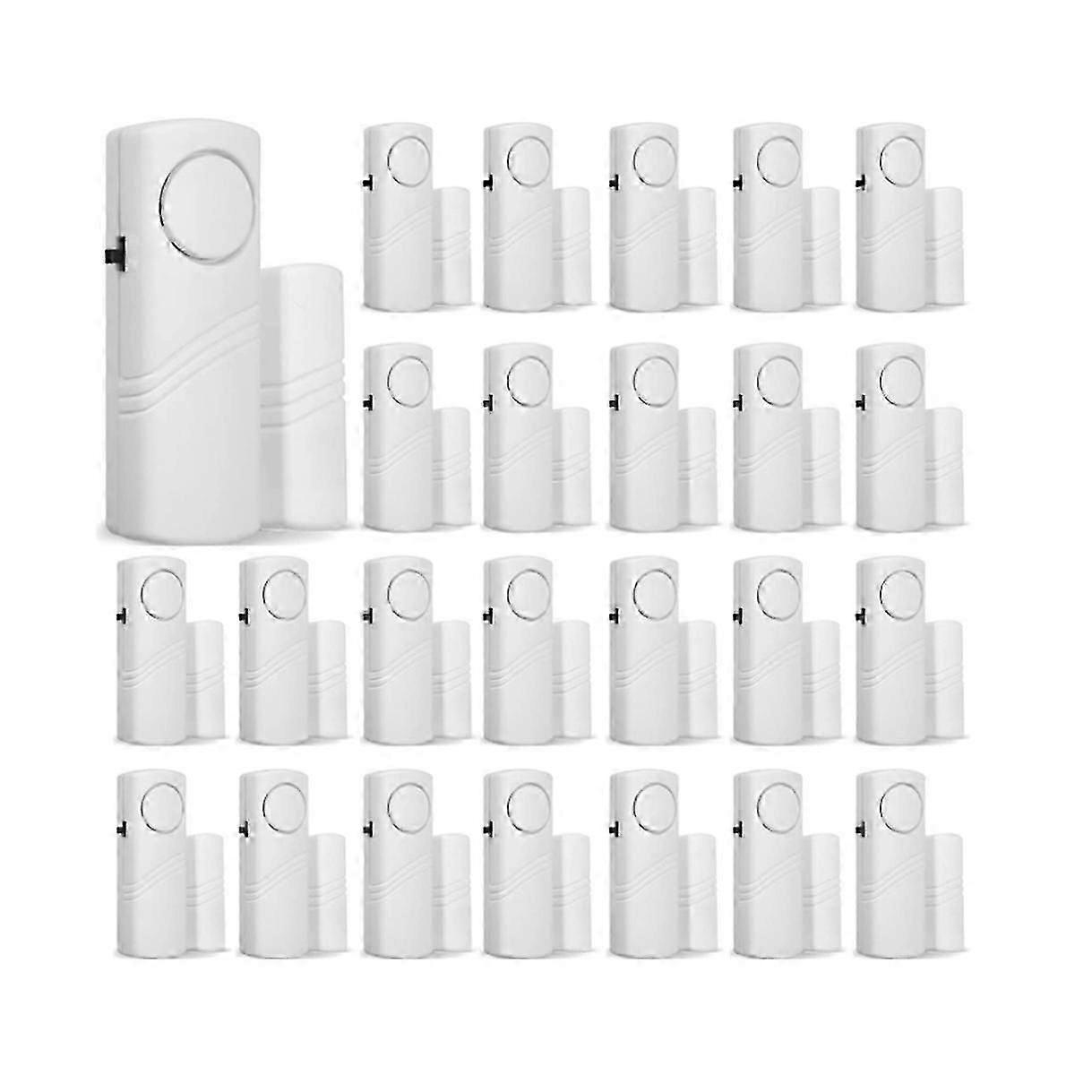 24Pcs Door and Window Alarm Electronic Alarm Window Alarm Sensor Anti-Burglary Window Security Alar