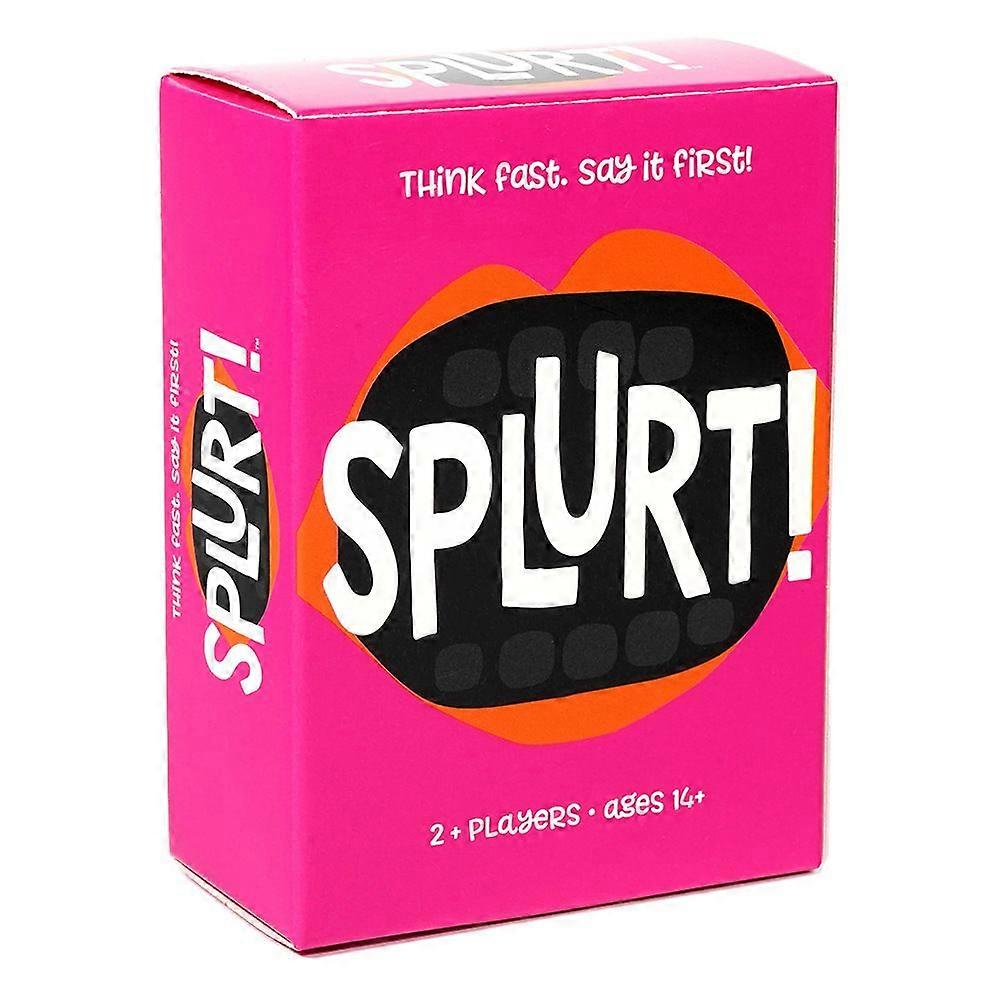 2025 Splurt Gamewright The Think Fast, Say It Fast Card Game 2+ Players Age 14+