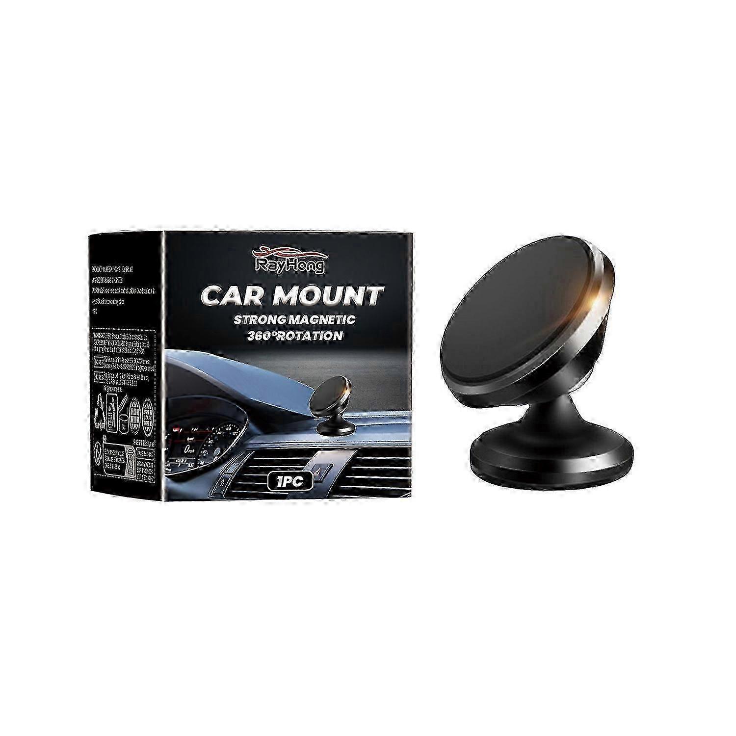 Rayhong Car Holder Car Rotating Dashboard Navigation New Magnetic Folding Phone Holder