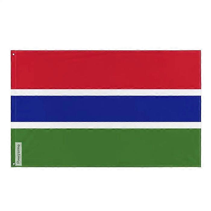 Flag of The Gambia – 120 x 180 cm – Polyester – Iron eyelets – Durable