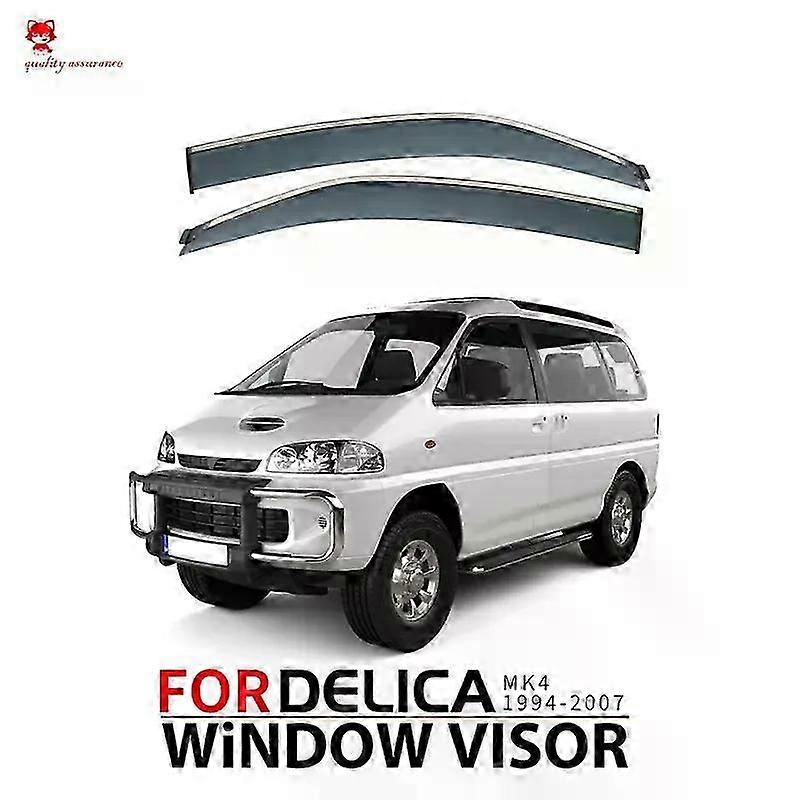 Unbraned S’applique à Convient pour Mitsubishi Delica 1994-2007 Pare-soleil Pare-soleil Ventvisor Dé