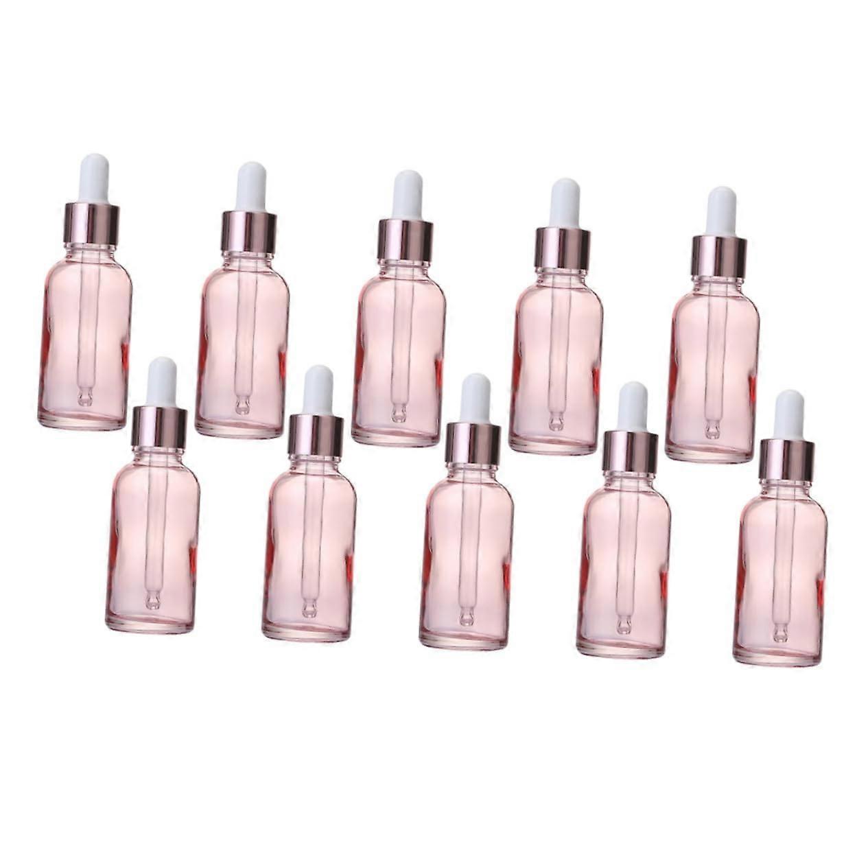 30pcs Essential Oil Dropper Bottle Set 10ml Glass Travel Bottles Empty Lotion and Perfume Sample Containers