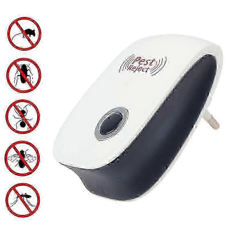 Electronic Pest Reject Control Ultrasonic Repeller Home Bug Rat Spider Roaches