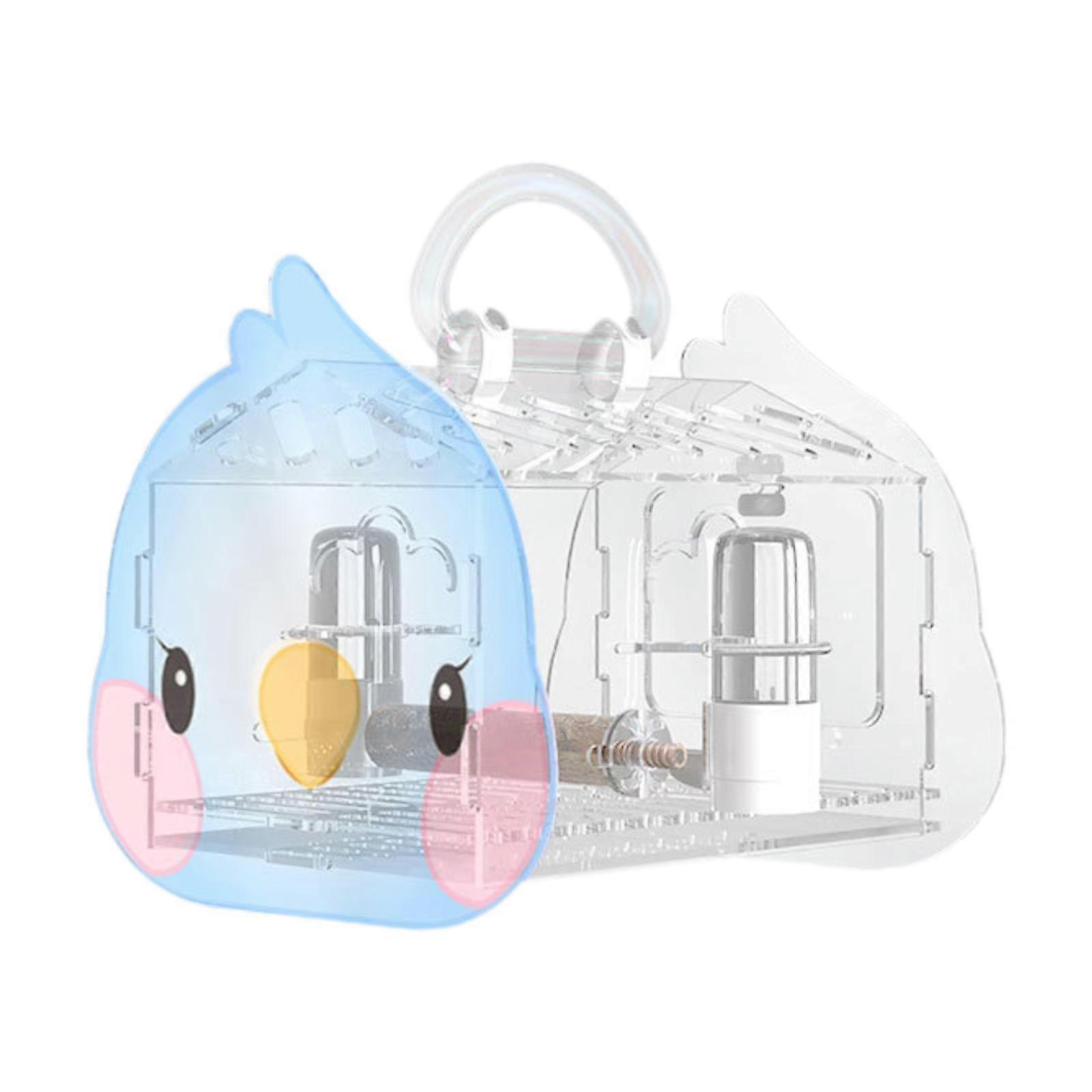 Birdcage Carrying Birdcage with Handle Breathable Visible Window Lightweight