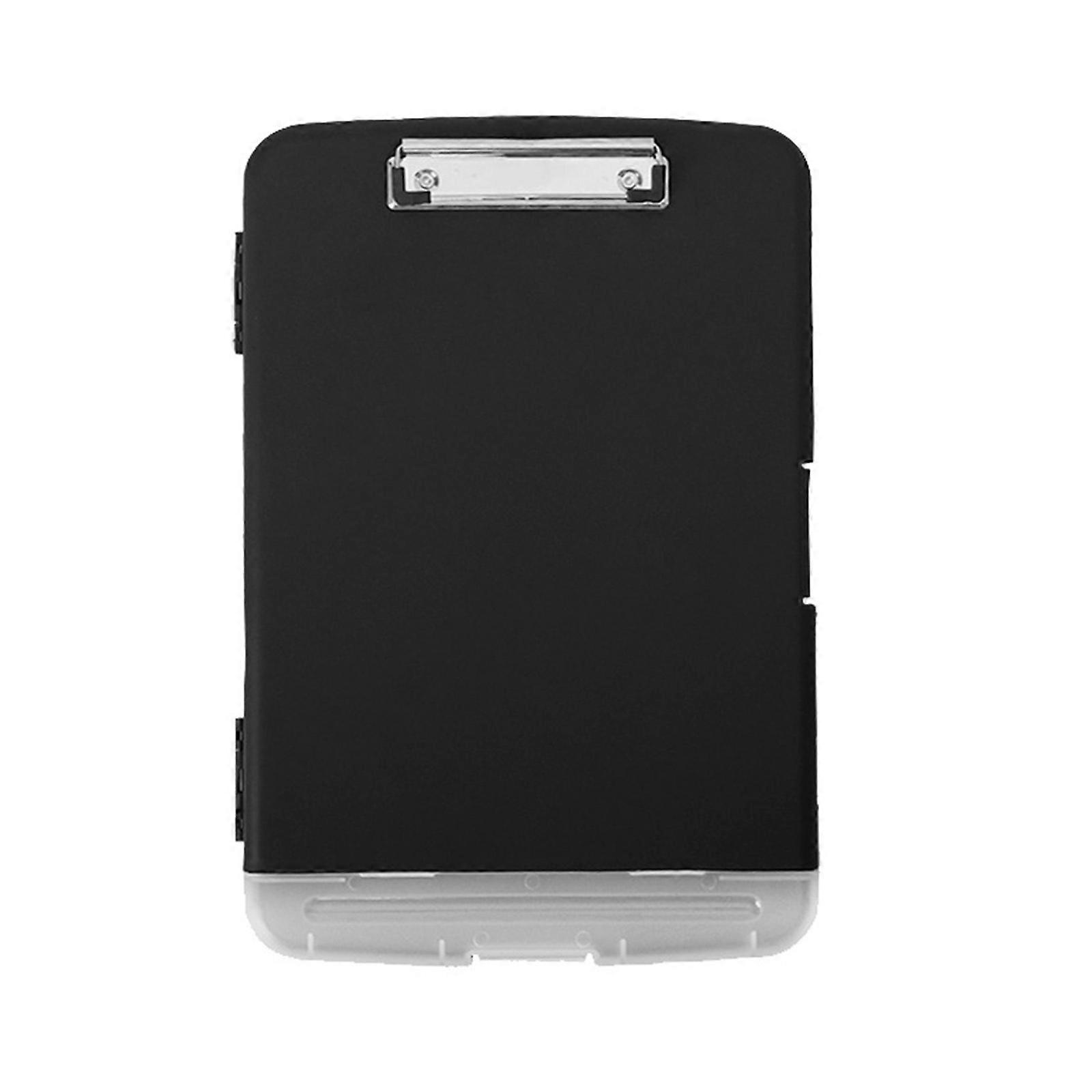 Clipboard with Storage Real Hinge Big Compartment A4 Size Side Opening Lightweight for Students Teacher Painter Worker