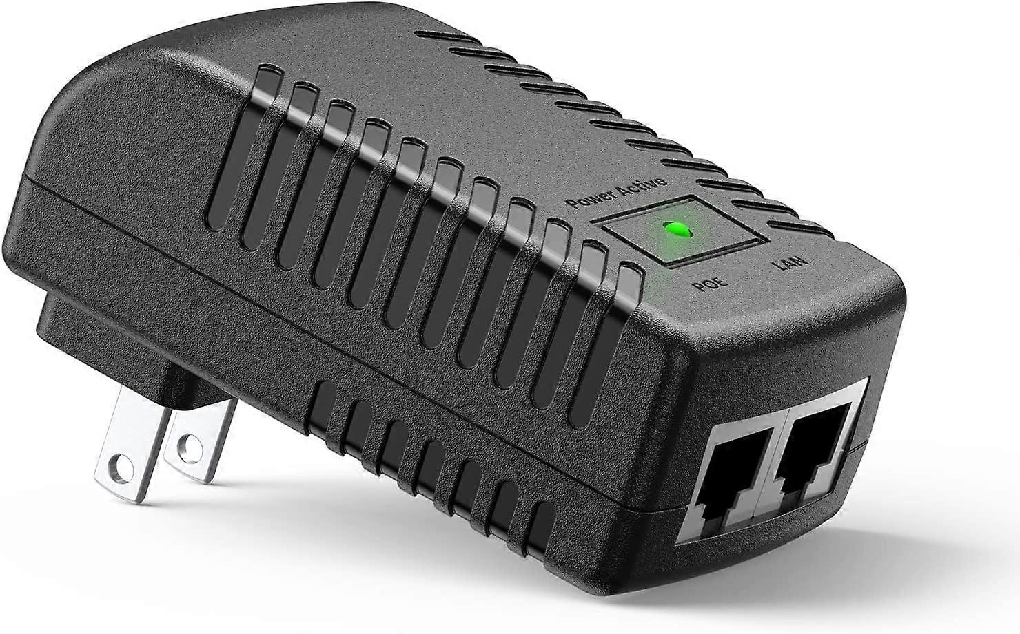 2025 Latest Model  24V POE Injector Adapter,100Mbps Ethernet Adapter, Power Over