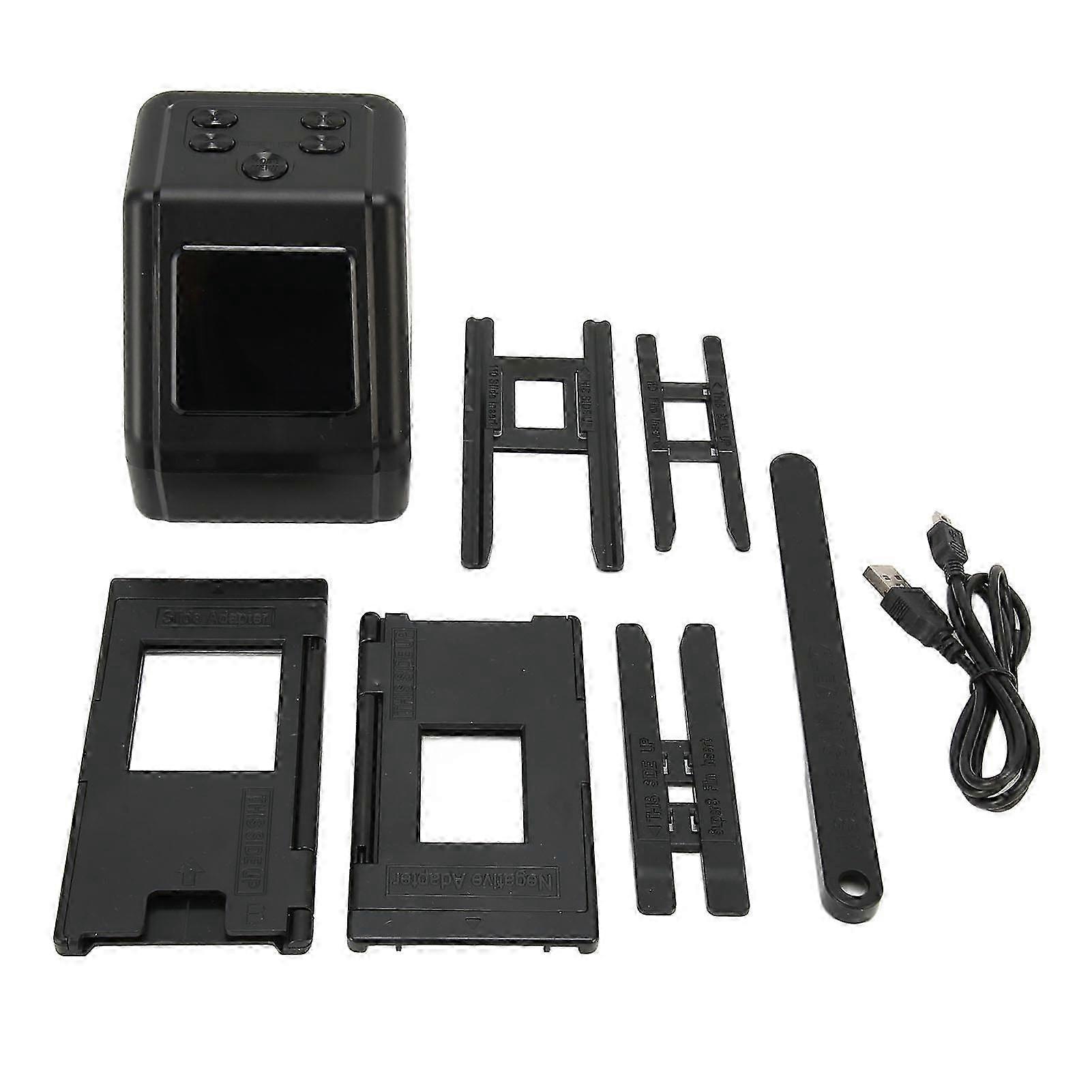 2025 Film Slide Scanner Convert 135 126 110 Films Slides to Negatives Color Black White JPG Photos 22MP with 2.0in LCD Screen