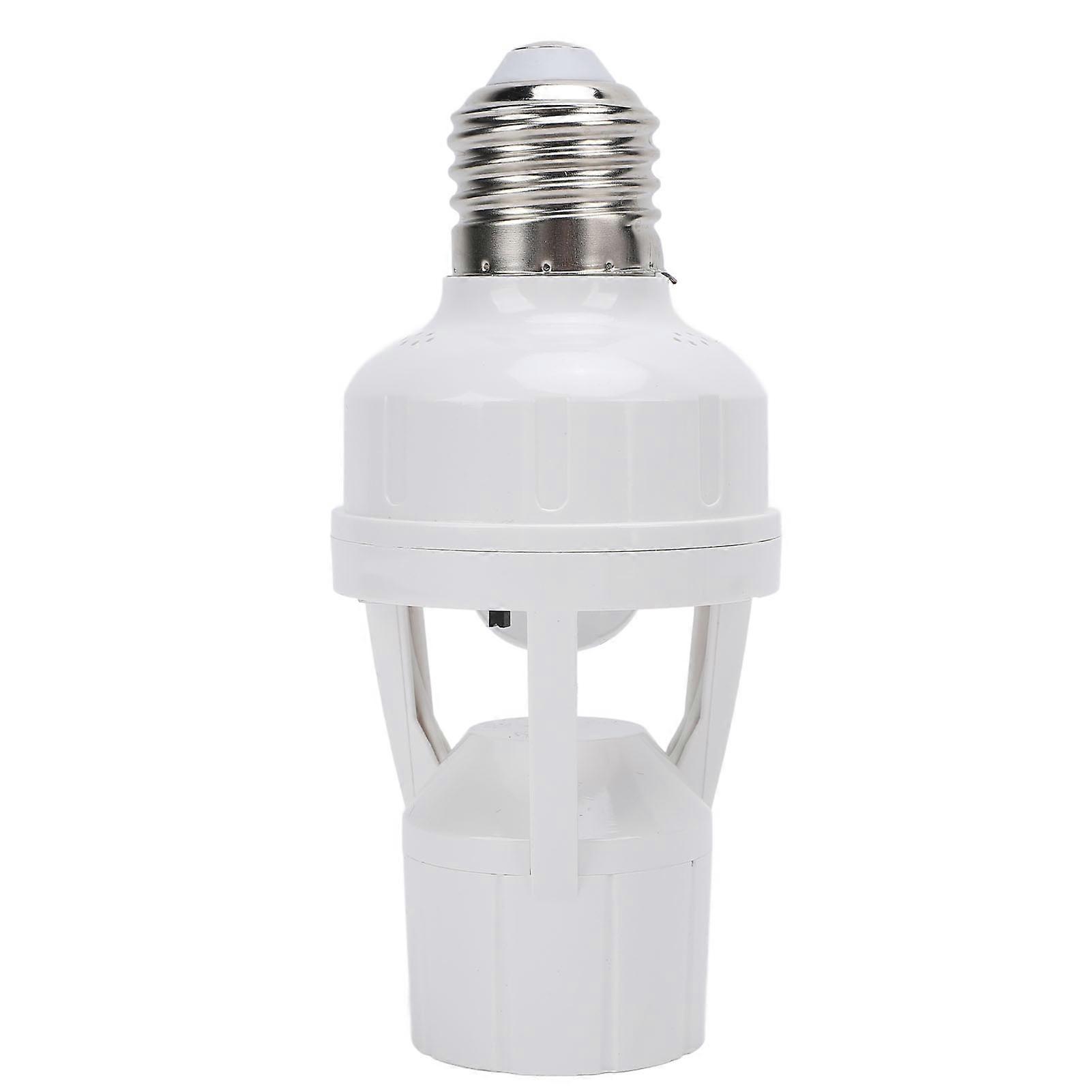 Motion Sensor Light Socket E27 Screw Light Bulb Holder LED Infrared Motion Sensor Lamp Switch Socket for Home
