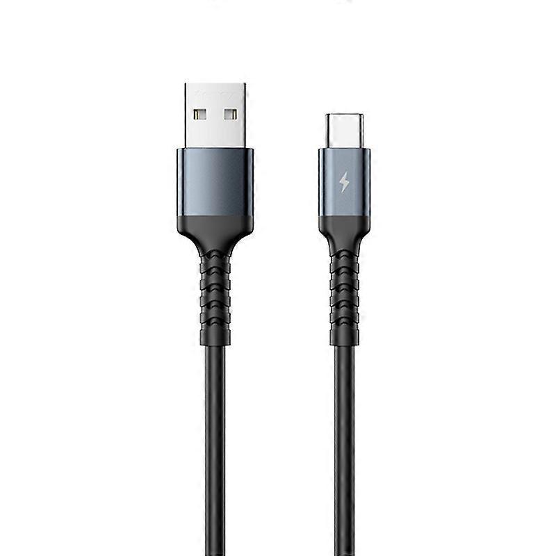 REMAX RC-C008 USB To USB-C/Type-C 2.4A TPE Soft Anti-breakage Data Cable,Length 1m USB To USB-C/Type-C