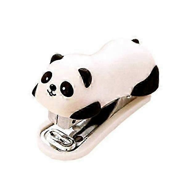 Panda Mini Desktop Stapler Hand Stapler Office Home Stapler