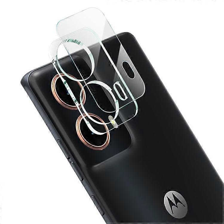 IMAK Compatible For Motorola Moto G85 5G / S50 Neo 5G Tempered Glass Camera Lens Protector + Acrylic Lens Cap