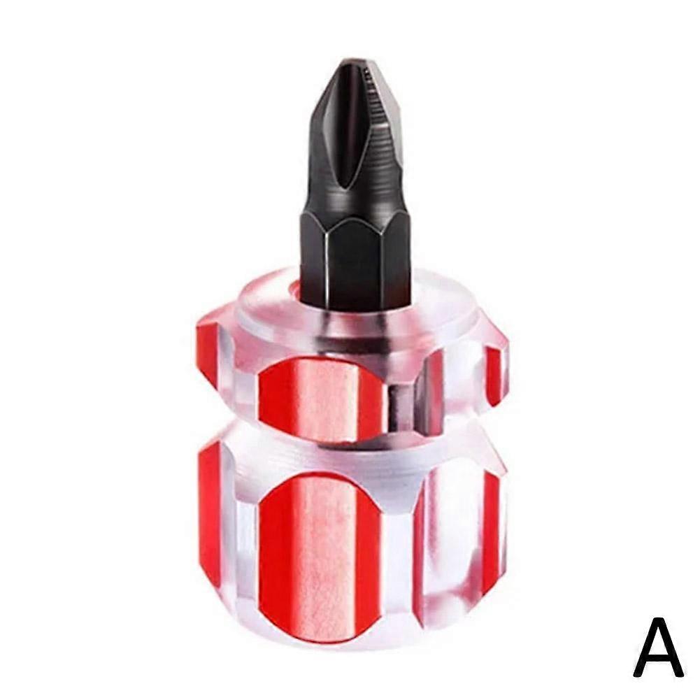 Red (A) $ Carrot head screwdriver mini flat cross small screwdriver fender set repair tool short handle