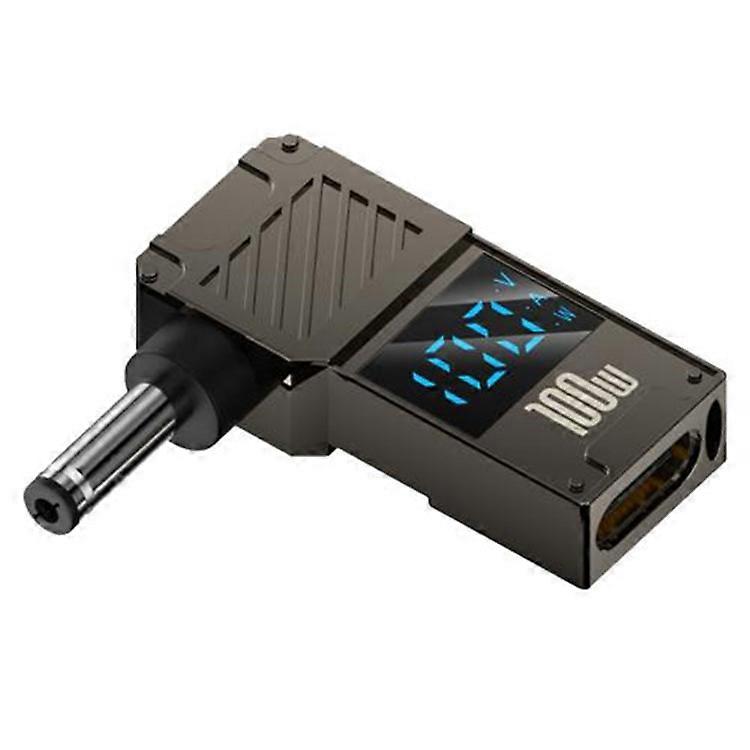 PD 100W Laptop Charging Adapter Type-C to DC 4.0x1.35mm Digital Display Fast Charging Converter