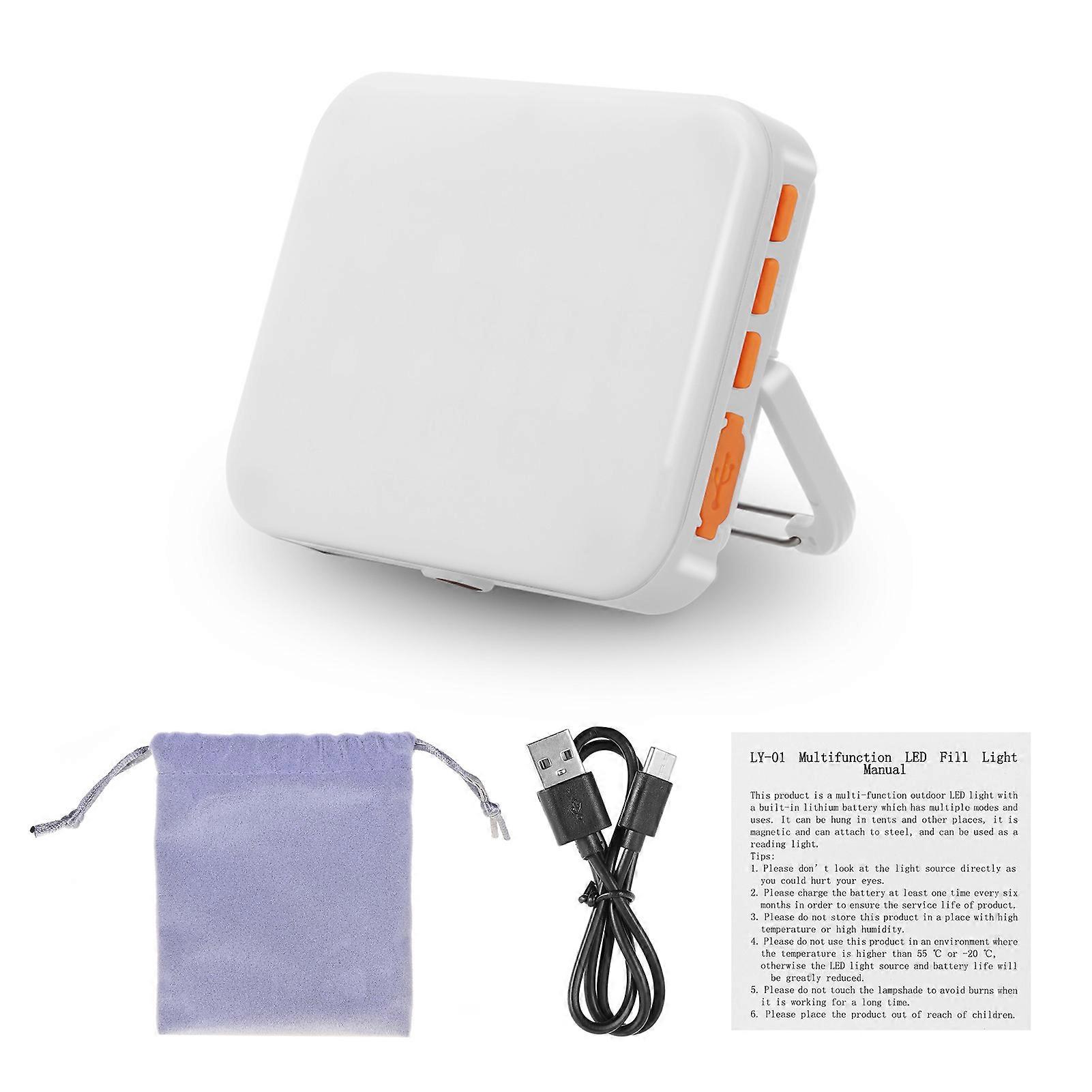 Andoer RGB LED Rechargeable Photography Light - Multi-Functional with Tripod Mount