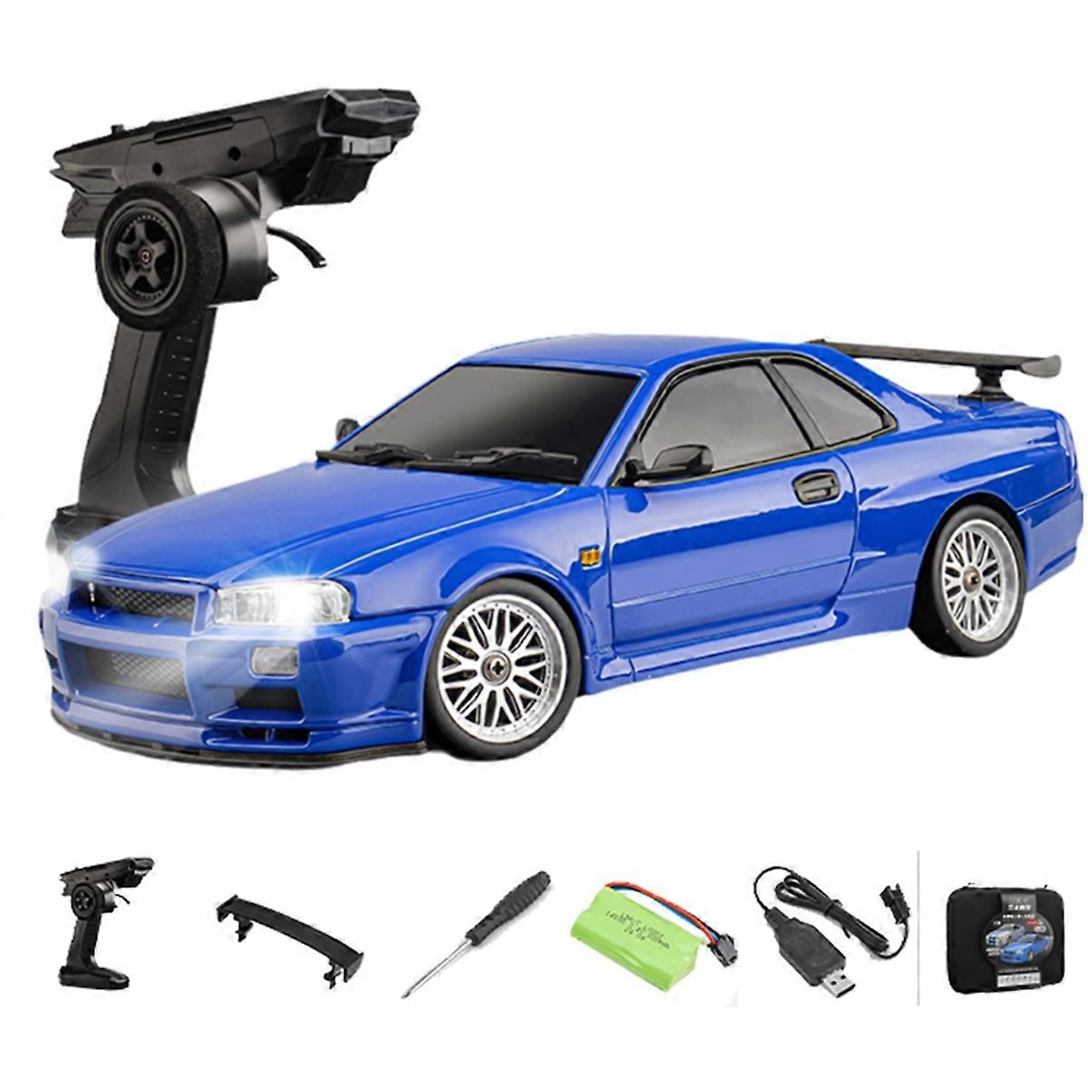 For LD1899 1/18 RC Model Drift Car Alloy Body Shell Remote Control Car in Gyroscope Adult Children'