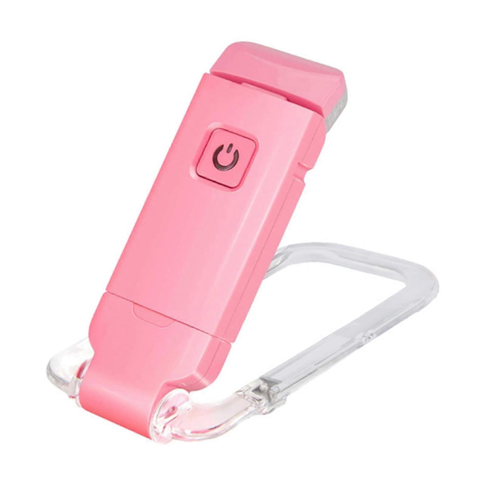 USB Rechargeable Clip on Book Light Eye-Caring Flexible Bookmark Reading Lamp
