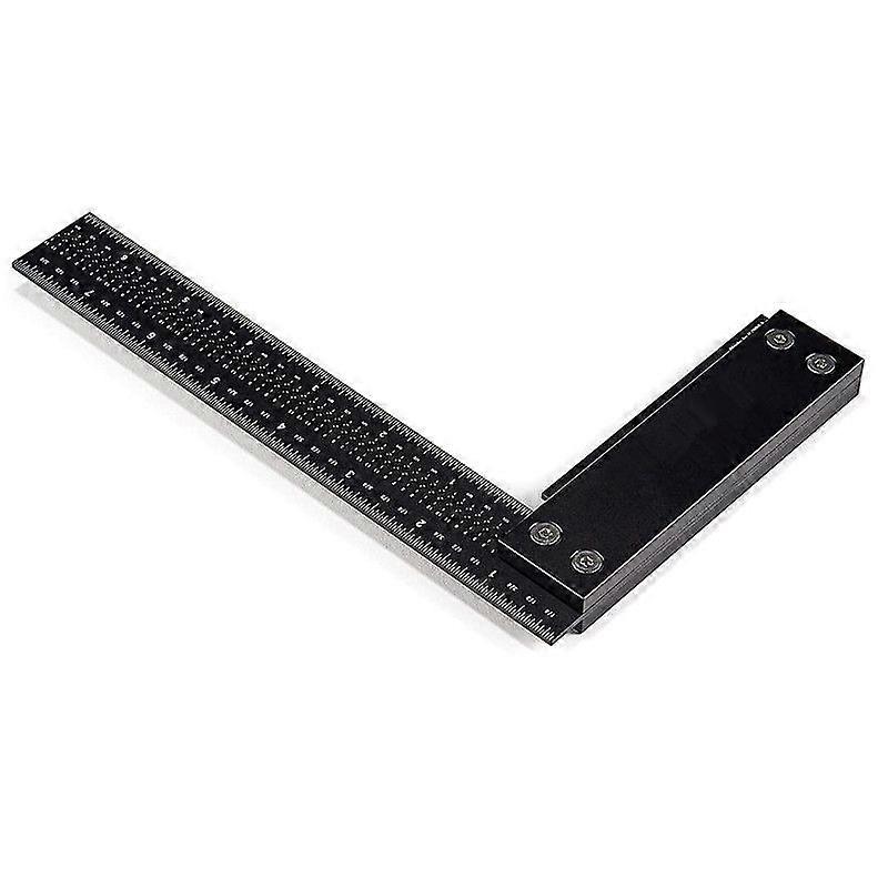 CNC Machined Aluminum Layout and Measuring Tool for Woodworking, Furniture, Cabinetry, Framing, Carpentry, and Joinery Right Angle Marking Ruler