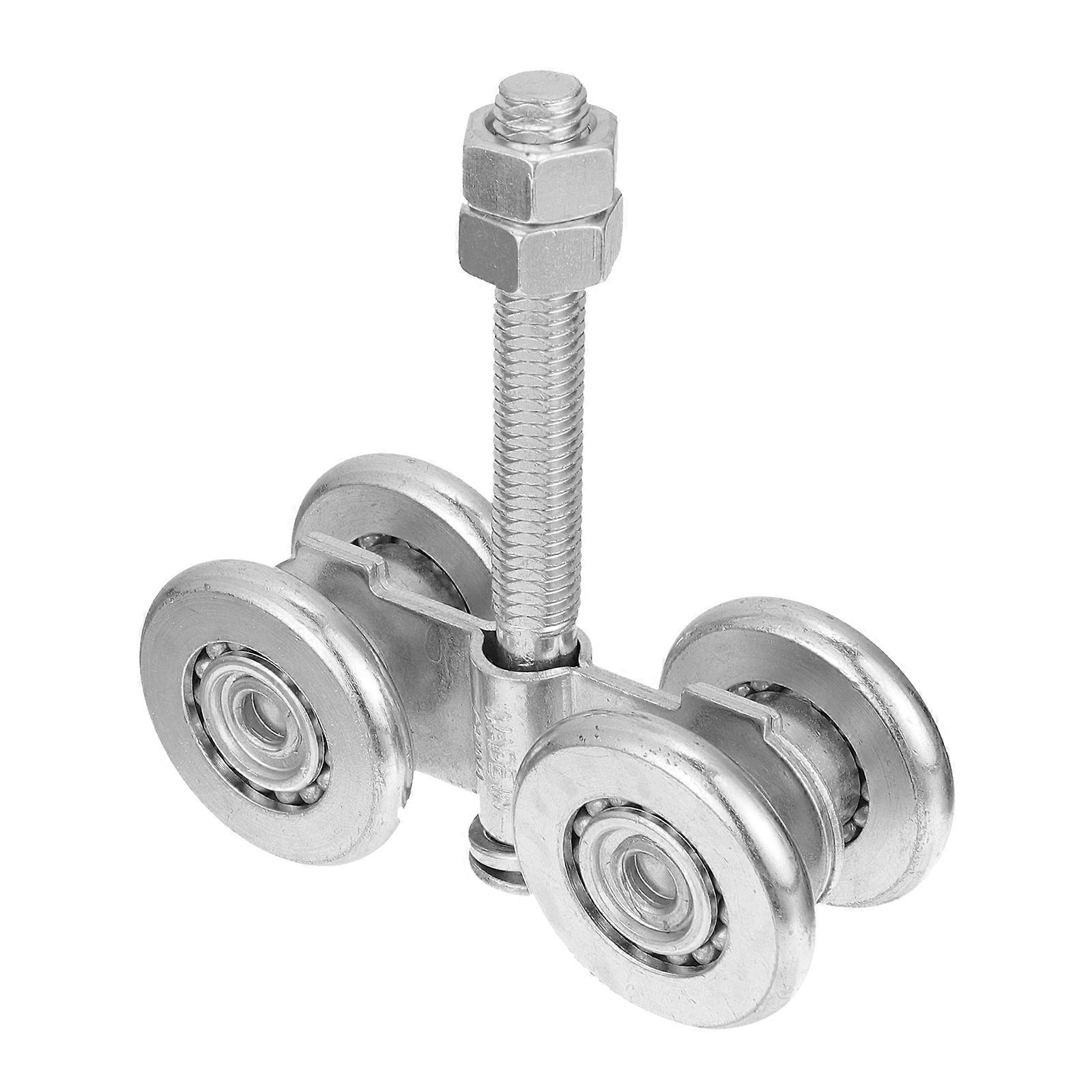 Heavy Duty Steel Sliding Gate Wheel Roller for Barn & Indoor Doors – Smooth Glide Rail Replacement with High Load Capacity, Durable Sliding Door