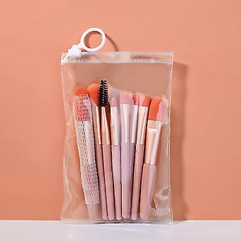 8pcs Make-up-Pinsel-Set mit weichen künstlichen Borsten tragbar