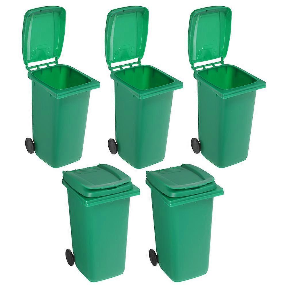 Compact Trash Bin, Mini Waste Holder for Desk Kitchen or Bedroom Space Saving
