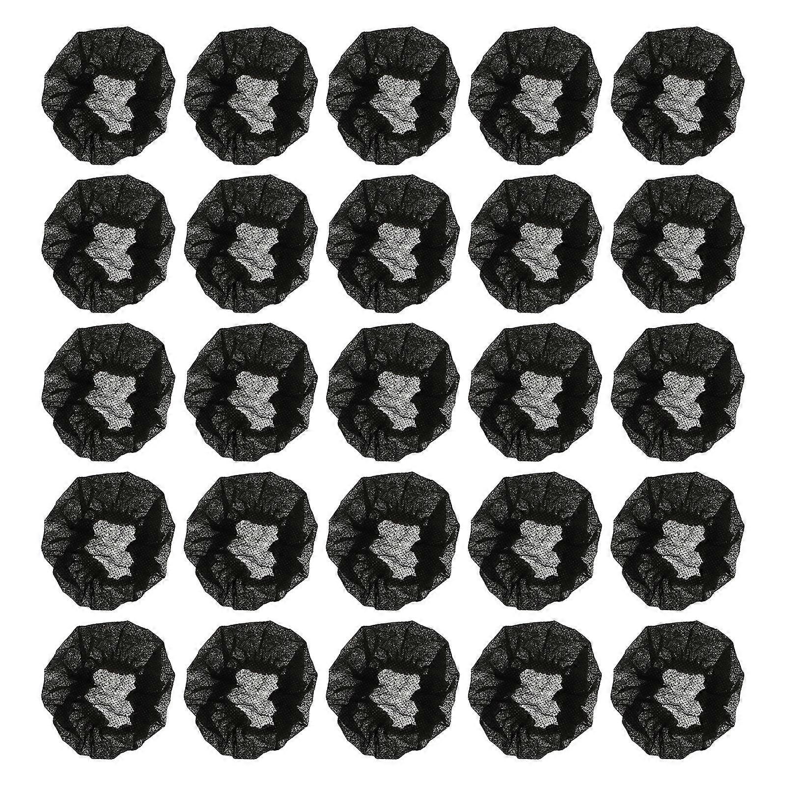 Splash-Proof Microphone Sleeve Disposable Cover for Mic 100Pcs Black