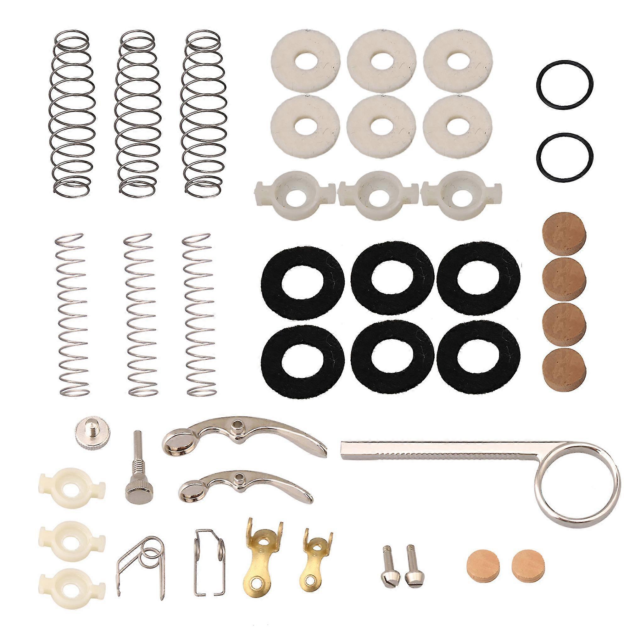 2025 Trumpet Piston Spring Valve Guide Cornet Valve Cork Pad Trumpet Set