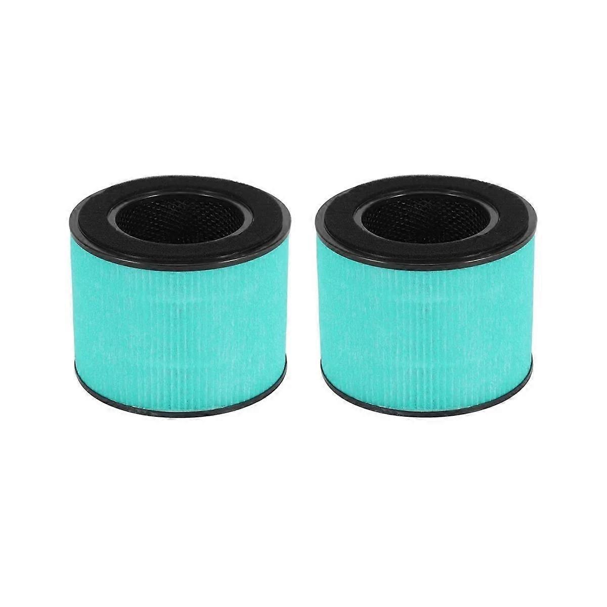 2pcs HEPA filter replacement for PARTU BS-08, 3 in 1 filter system includes filter, real HEPA filter, activated filter