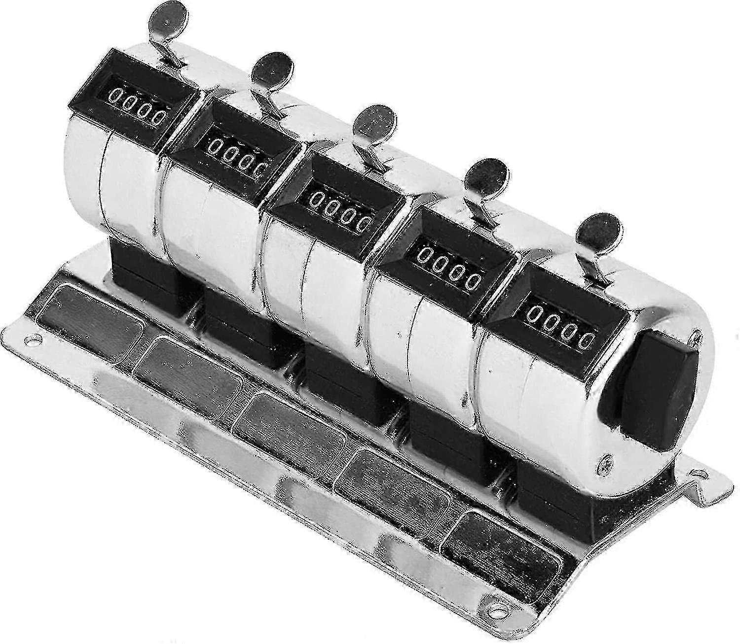 Manual 4 - Digits Metal Ratchet Mechanical Tally Counter for Airport People Counting