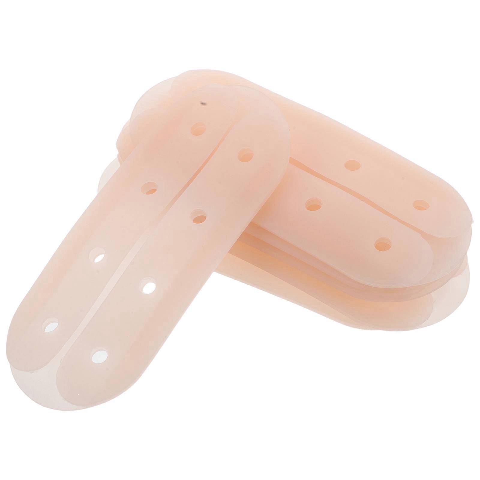 Silicone Shoulder Anti-slip Shoulder Pads Bra Strap Cushions for Shoulder Strapless Outfits 9.50X3.80X0.20CM 5Pairs