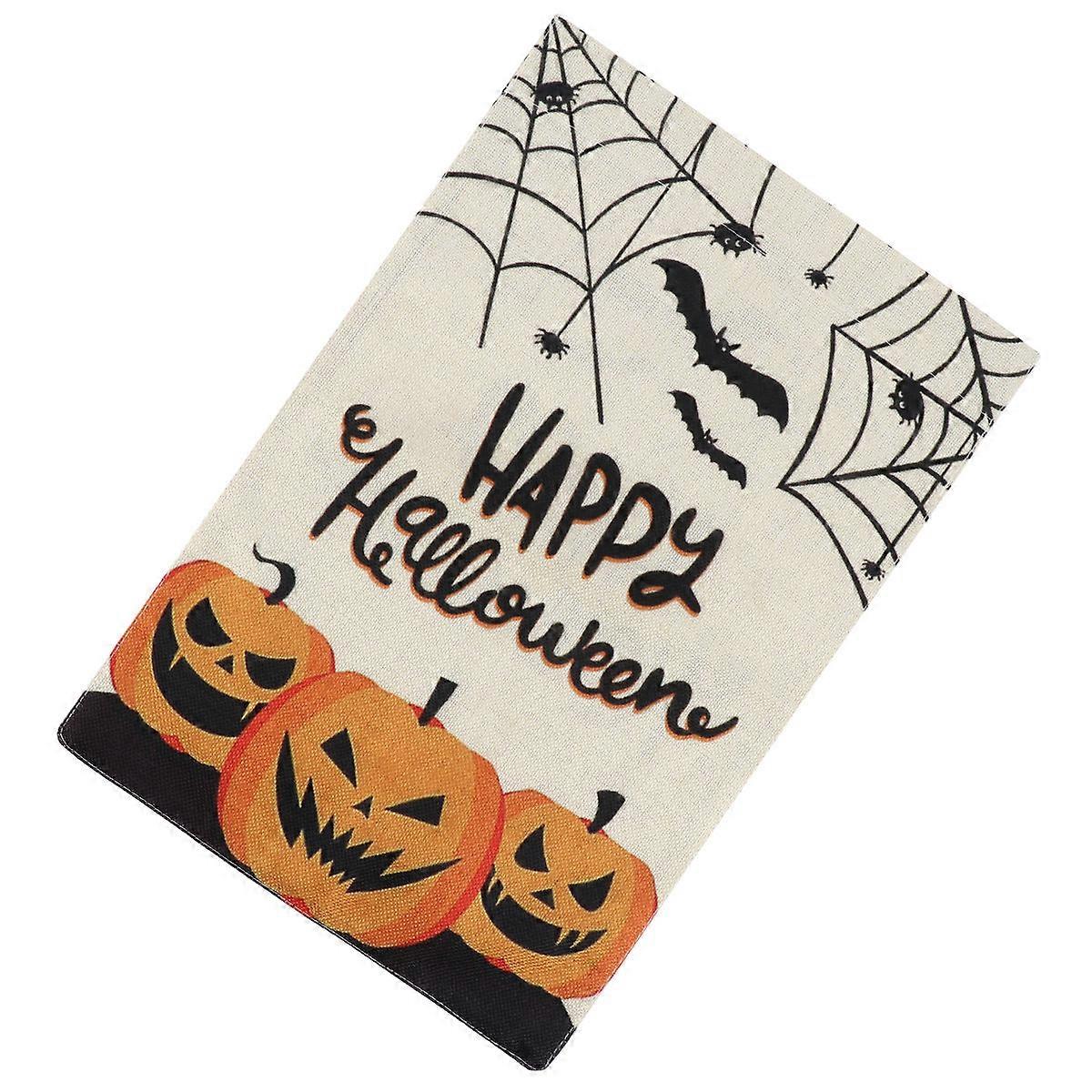 Weather Resistant Halloween Pumpkin Garden Flag – Festive Banner with Unique Design for Home and Party Decor