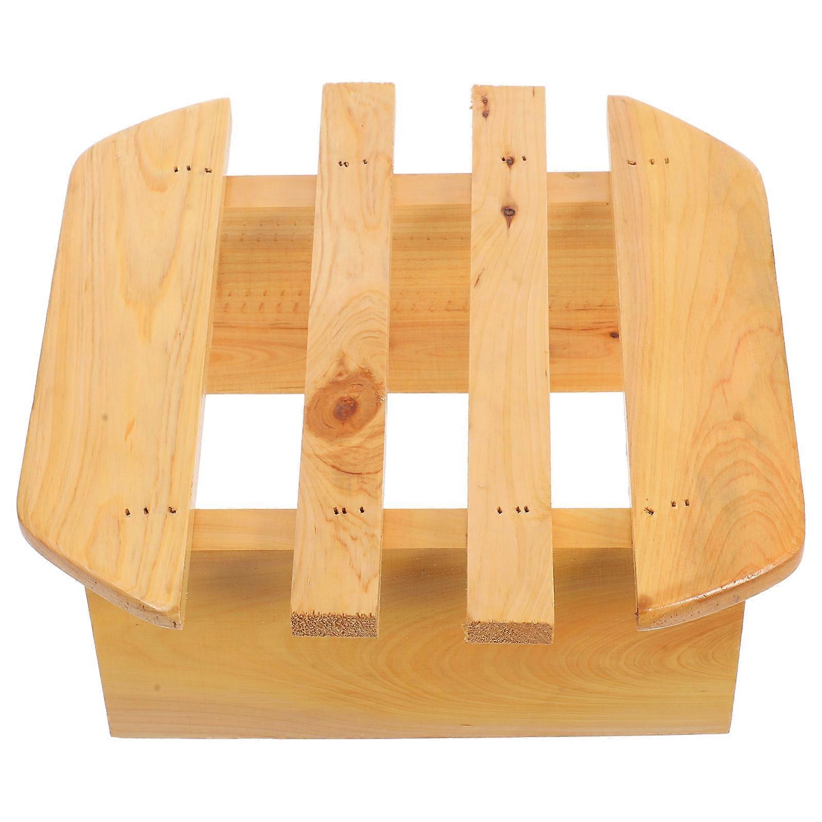 Here's a refined product description for a **Japanese style wooden foot stool** designed for bath or foot bath use:
### **Japanese Style Wooden