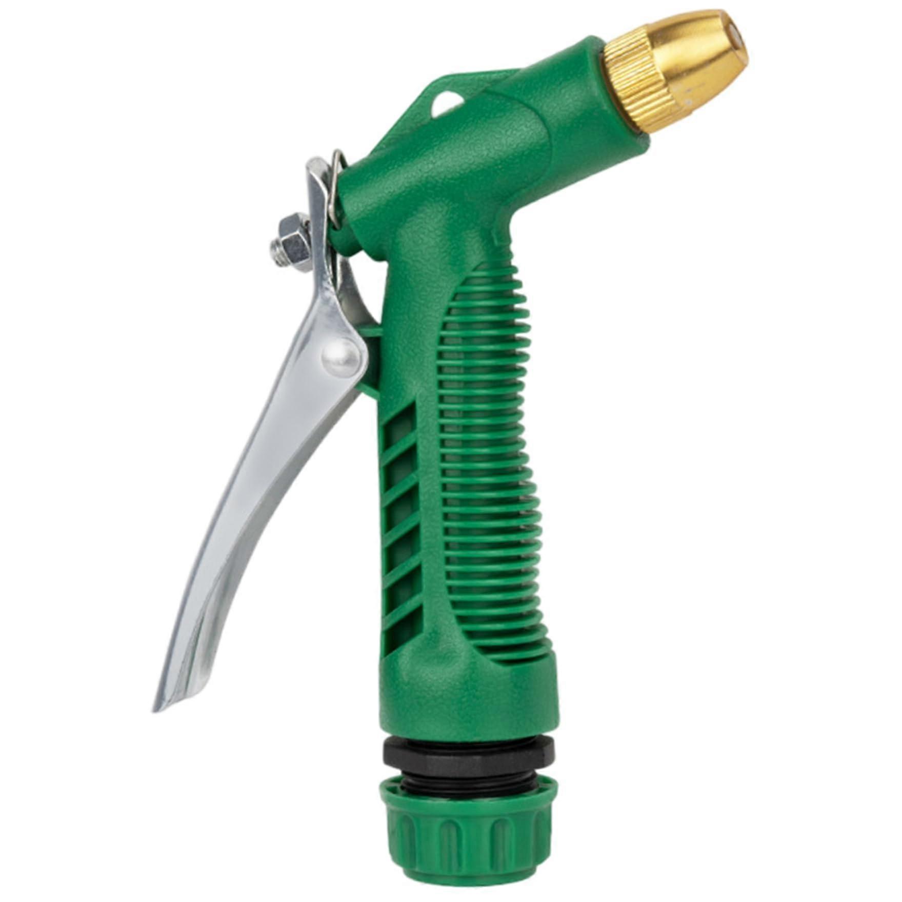 FrontTrigger Adjustable highperformance metal hose nozzle for garden water cleaning