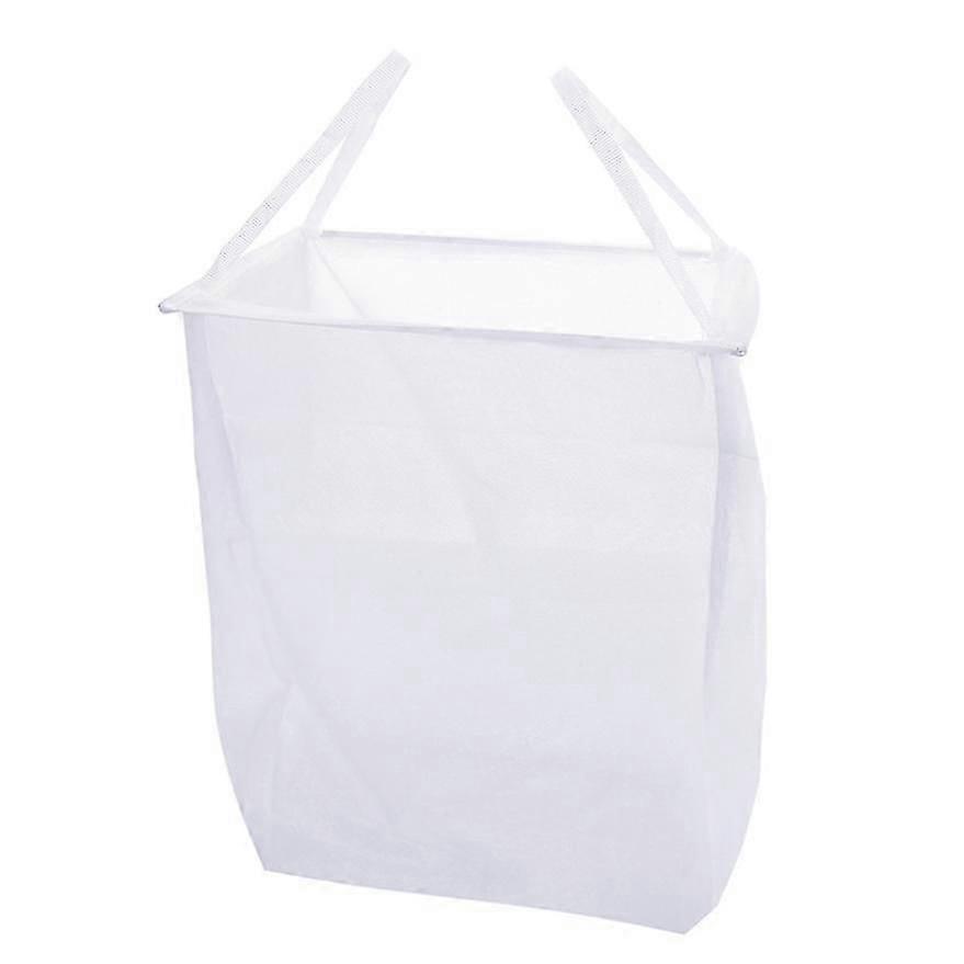 Portable Laundry Hamper Bag, Hanging Adhesive Dirty Clothes Storage