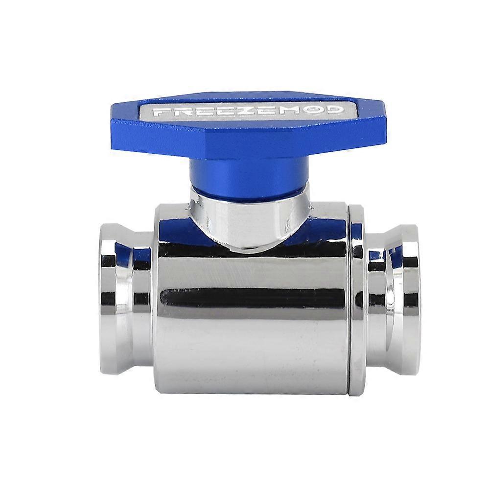 High Quality Brass Drain Valve Computer Water Cooler Accessories G1/4 Female Thread FM YGNSS (Blue)