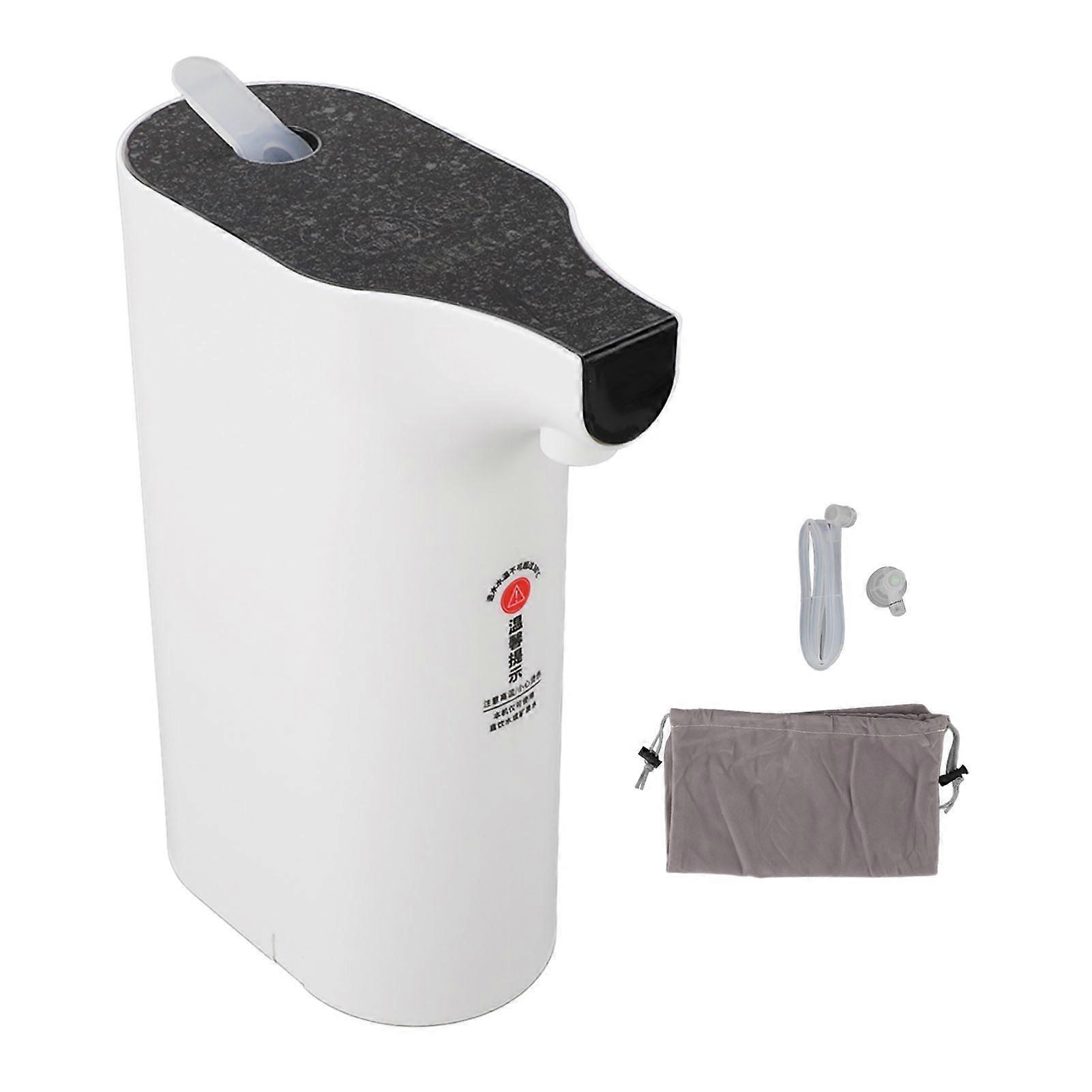 Distributeur d'eau chaude instantanée portable 1800 W, affichage LED, 5 températures, 2 sorties d'eau, sécurité enfant, chauffe-bouteille
